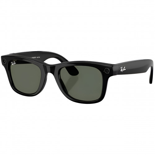 Умные очки Ray-Ban Meta Wayfarer (Gen 2) S53, Shiny Black/G-15 Green (RW4012)