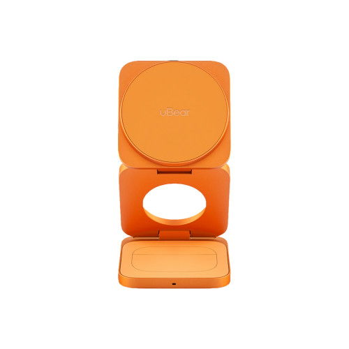 Зарядная станция uBear Balance Slim 3в1, космический оранжевый